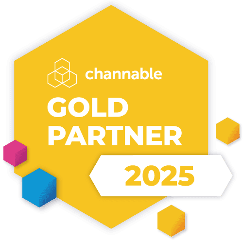 Channable Gold Partner 2025 vierkante badge - Fudge Pro coaching