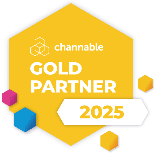 Channable Gold Partner 2025 badge - Fudge Sprint coaching